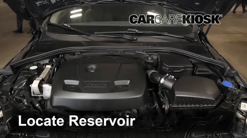 2015 Volvo V60 T5 2.0L 4 Cyl. Turbo Windshield Washer Fluid Add Fluid